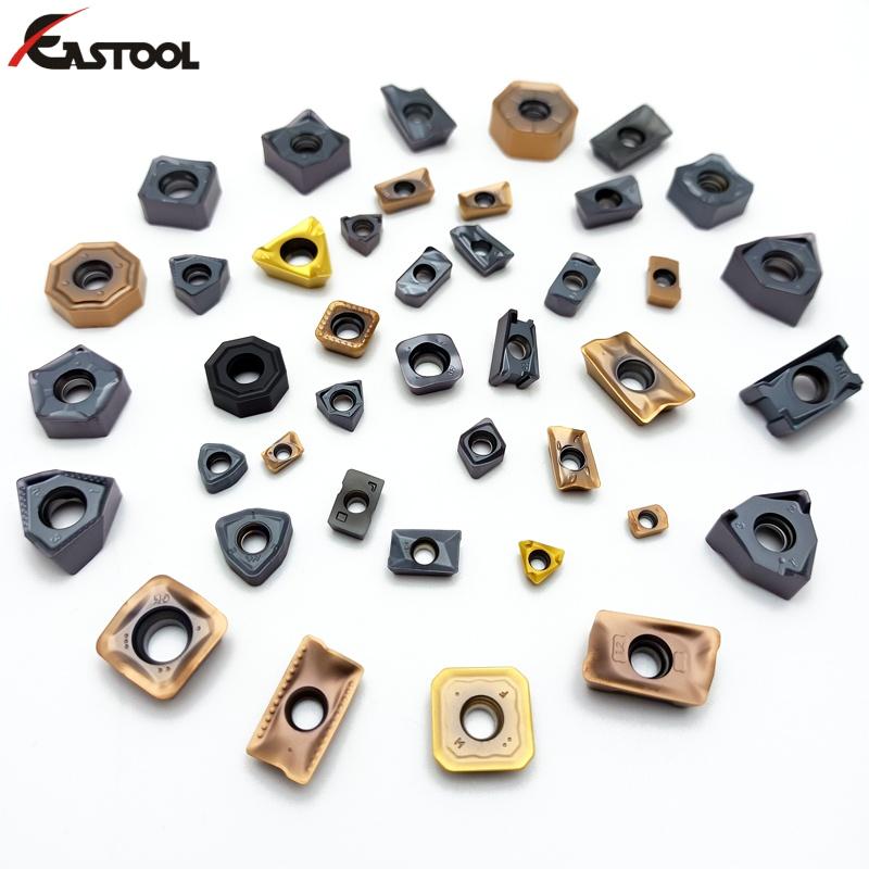 用于高进给铣削的高性能 CNC 切削刀具硬质合金铣削刀片 LOGU030310ER-GM - 细节图 02